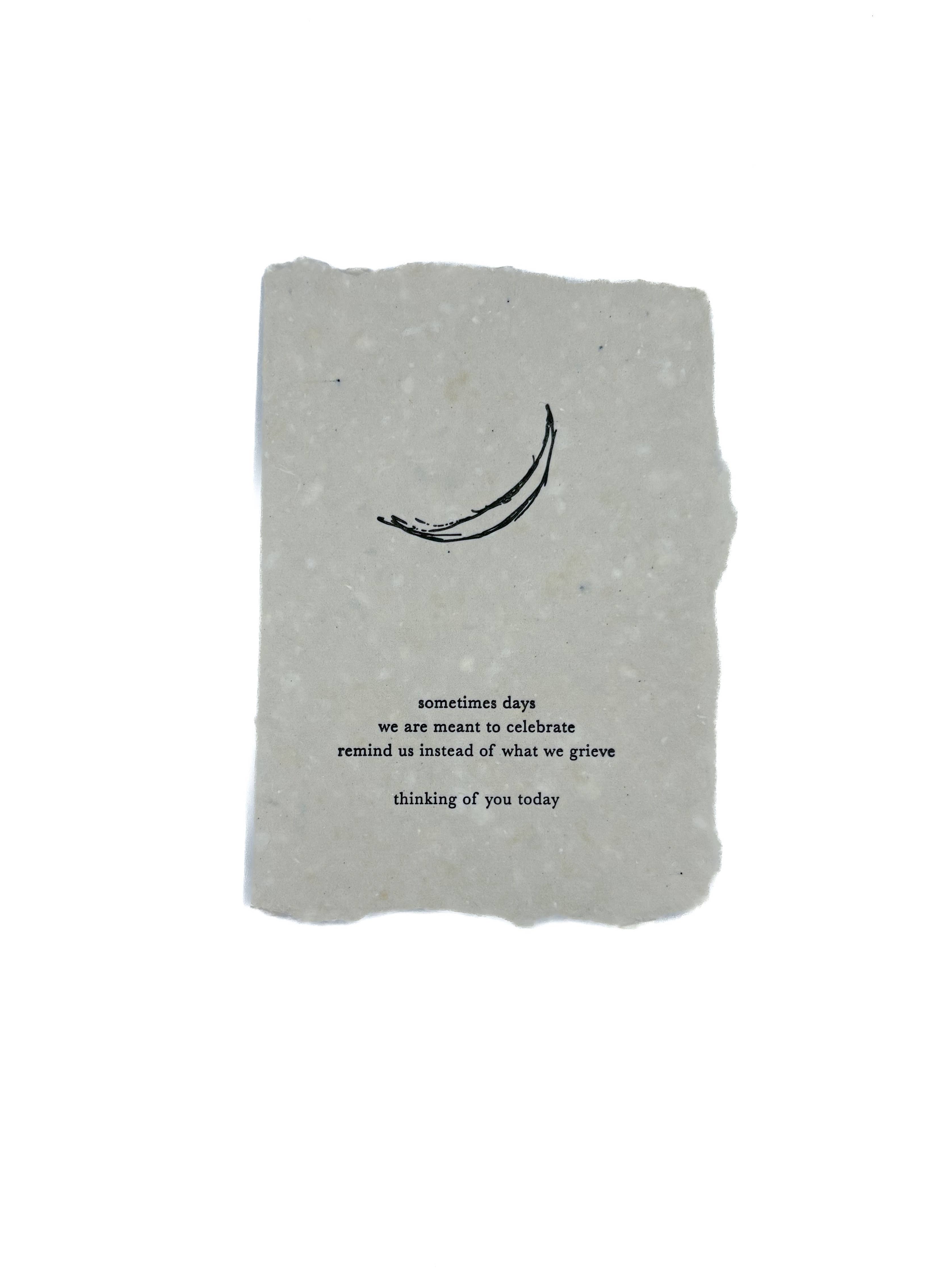 Days we grieve card