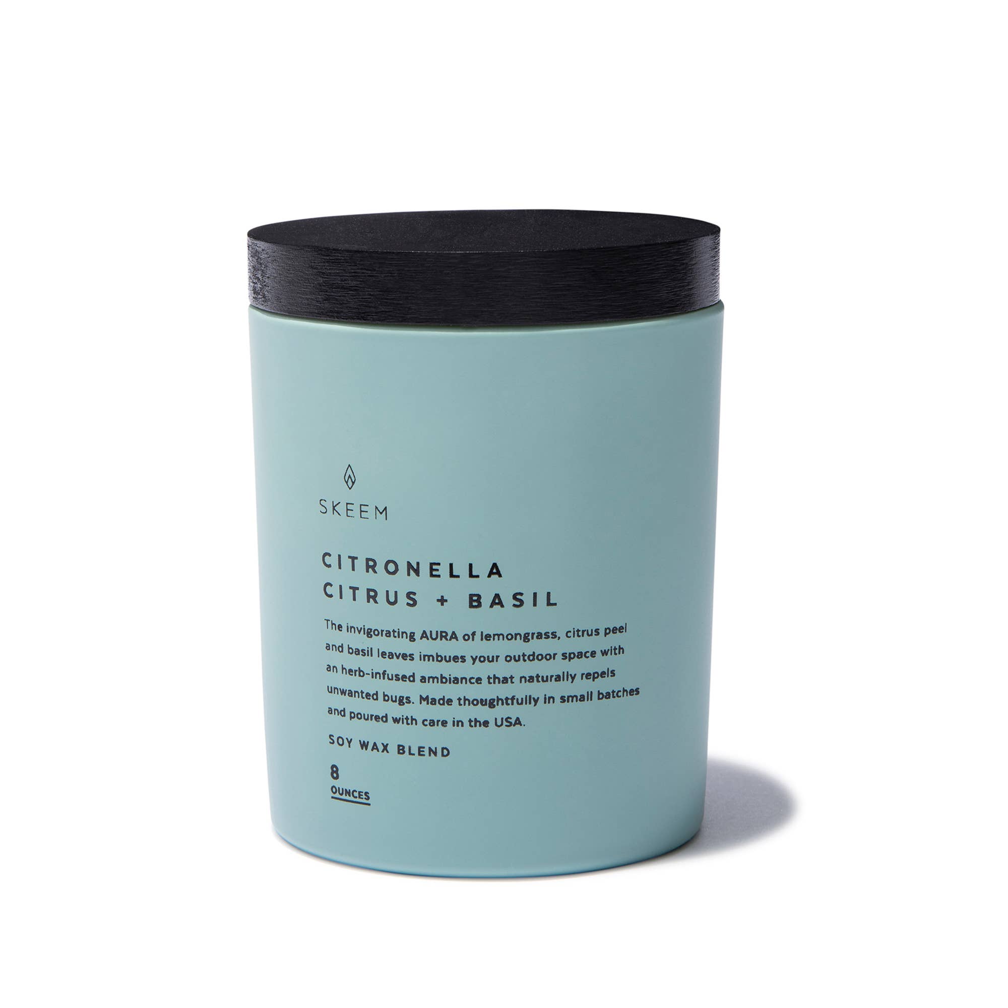 Aura Citronella Candle, Citrus & Basil