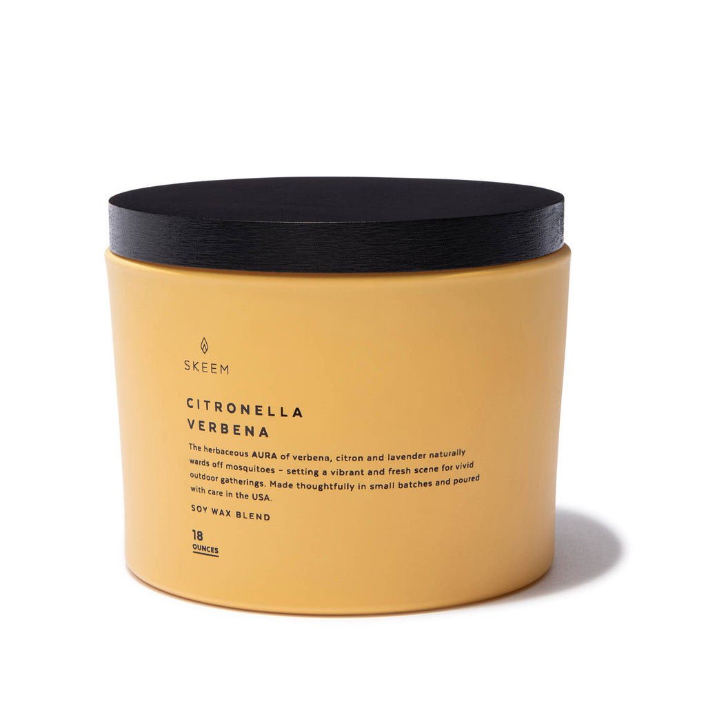 Aura Citronella 3-Wick Candle, Verbena