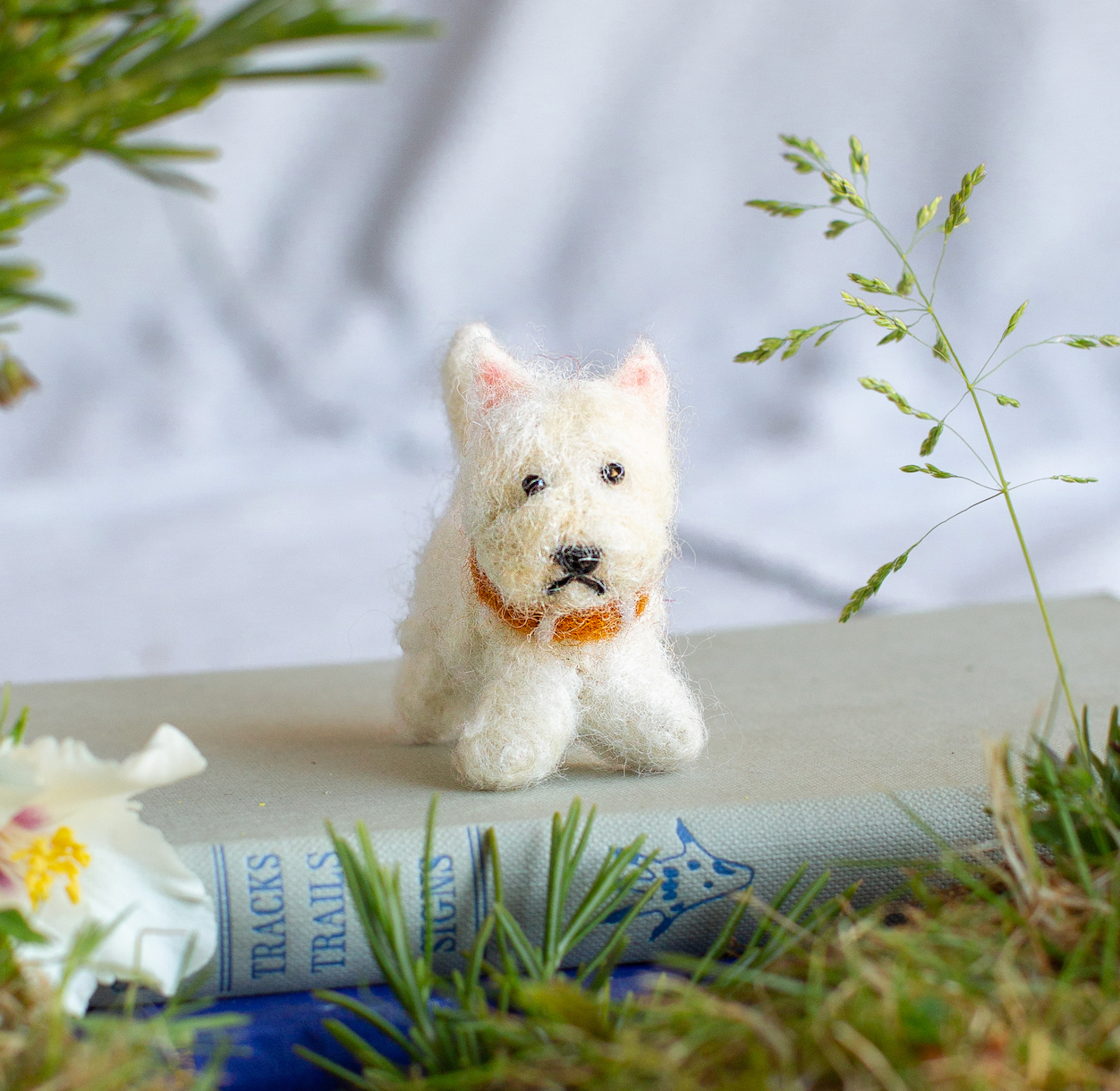 Felt Westie Dog