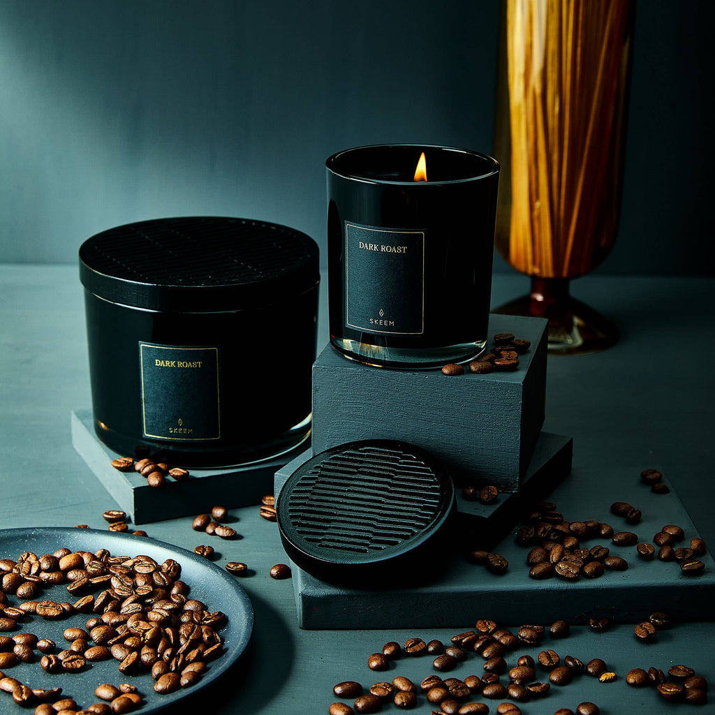 Obsidian 3-Wick Candle, Dark Roast