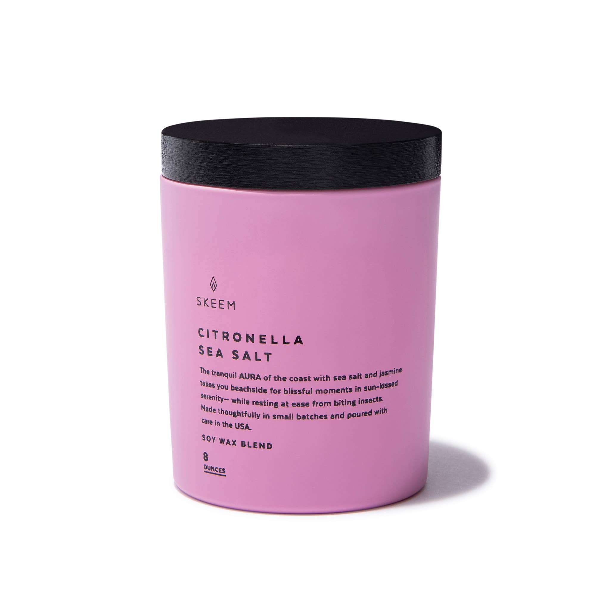 Aura Citronella Candle, Sea Salt