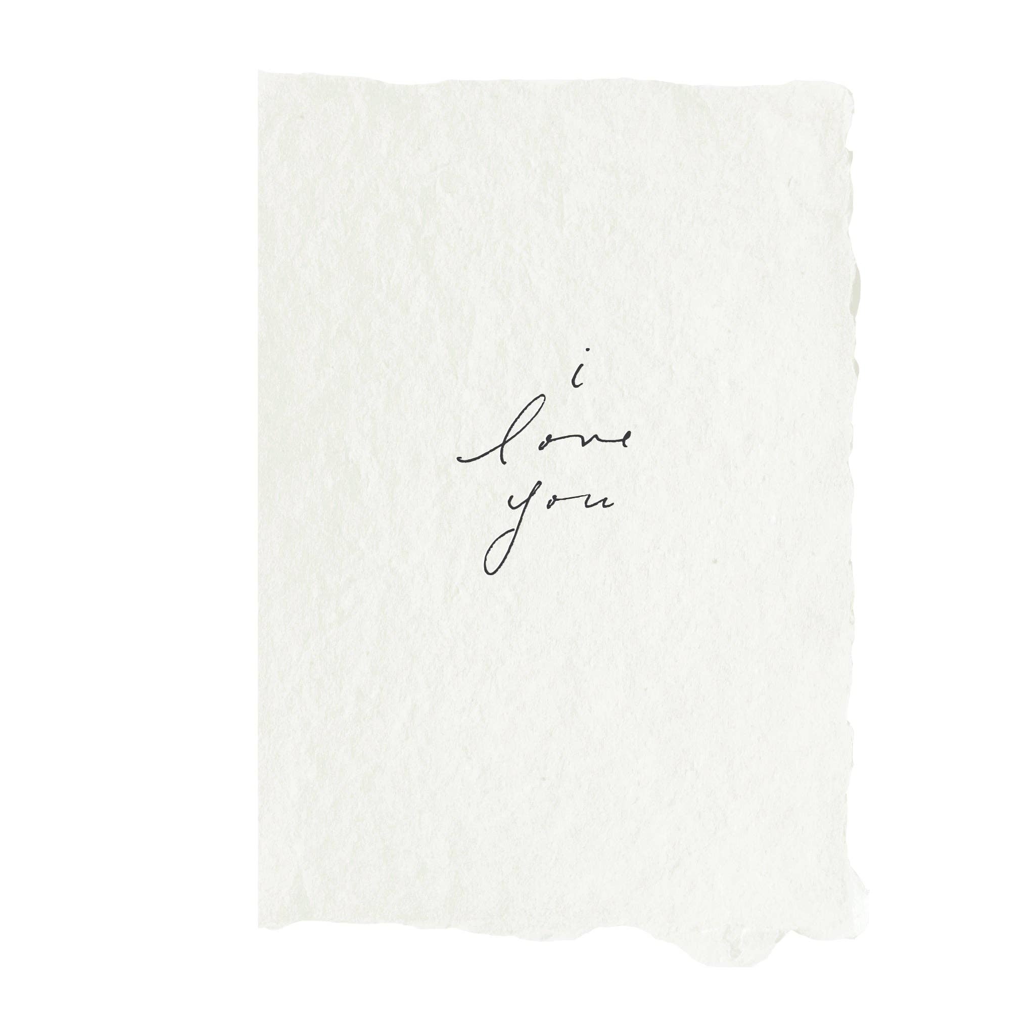 I love you card