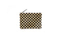 Zipper Pouch - Tan Checkered