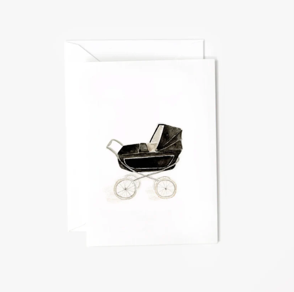 Mini Notecards - Baby Carriage