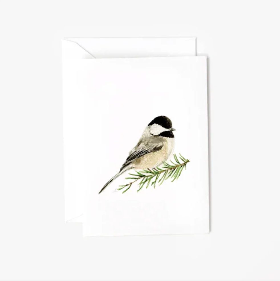 Mini Notecards - Chickadee