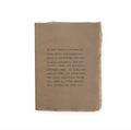 If Ever There Is A Tomorrow Large Deckled Edge Notebook - Sage