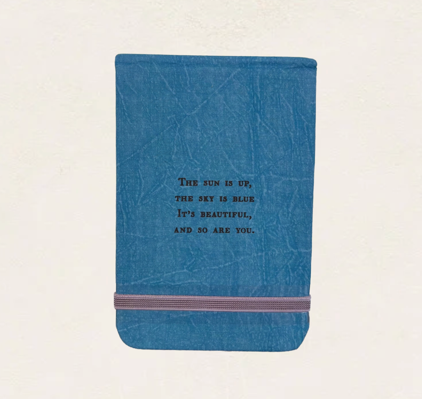 The Sun Is Up Fabric Notebook