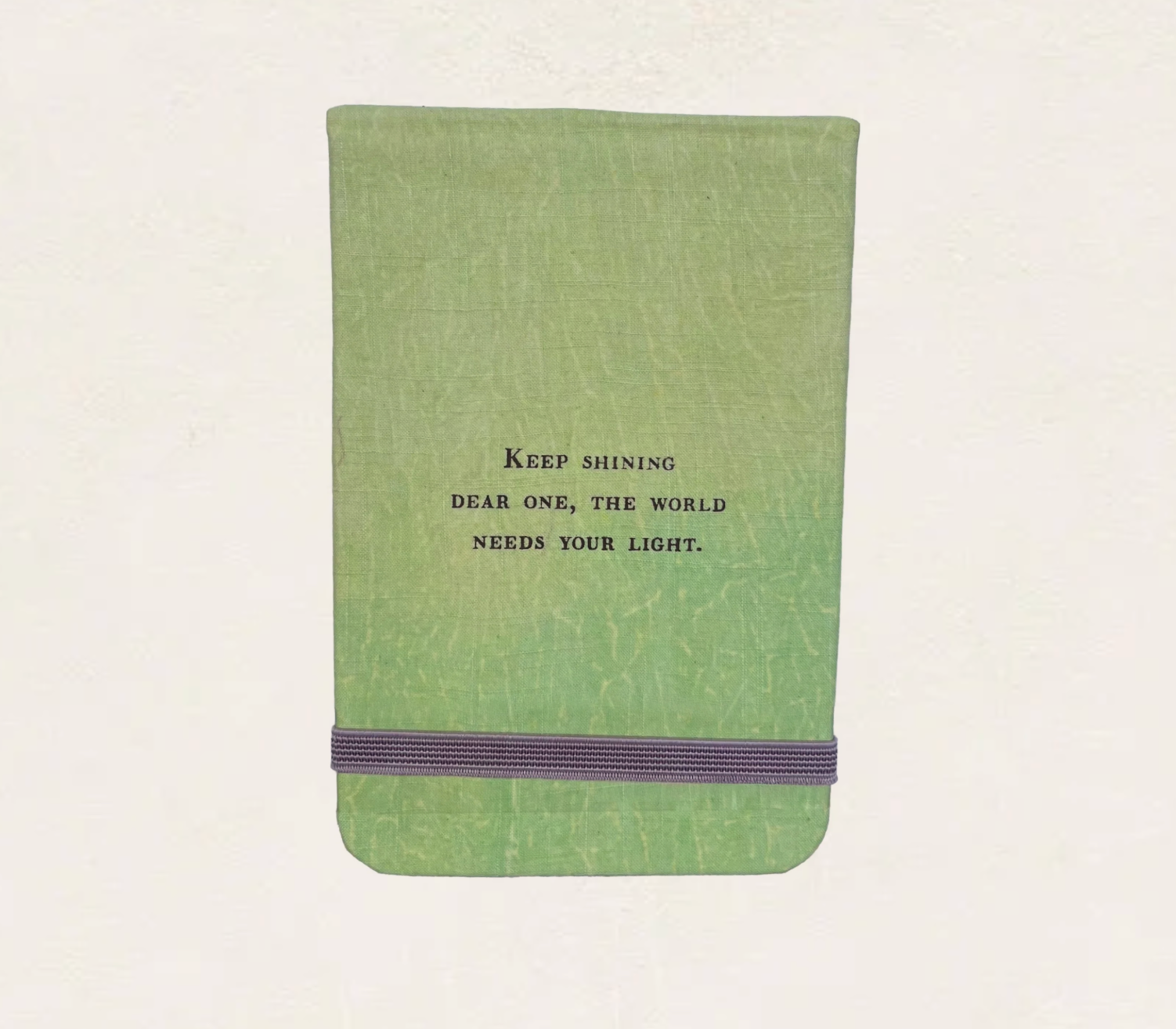 Keep Shining Fabric Notebook