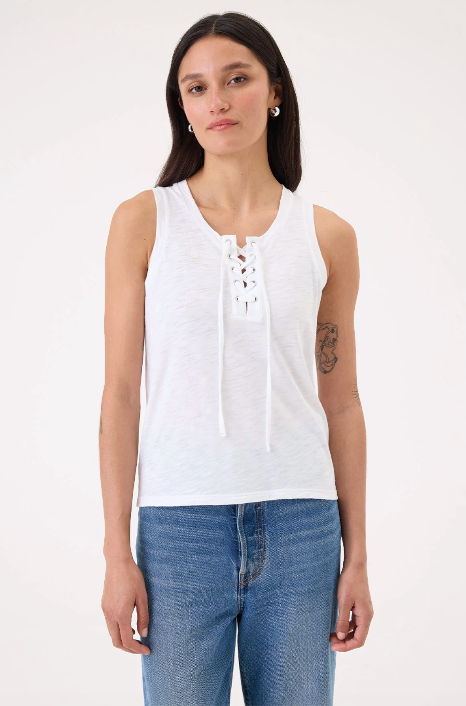Capri Tank - White