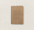Does The Sun Ask Itself Medium Deckled Edge Notebook - Clay