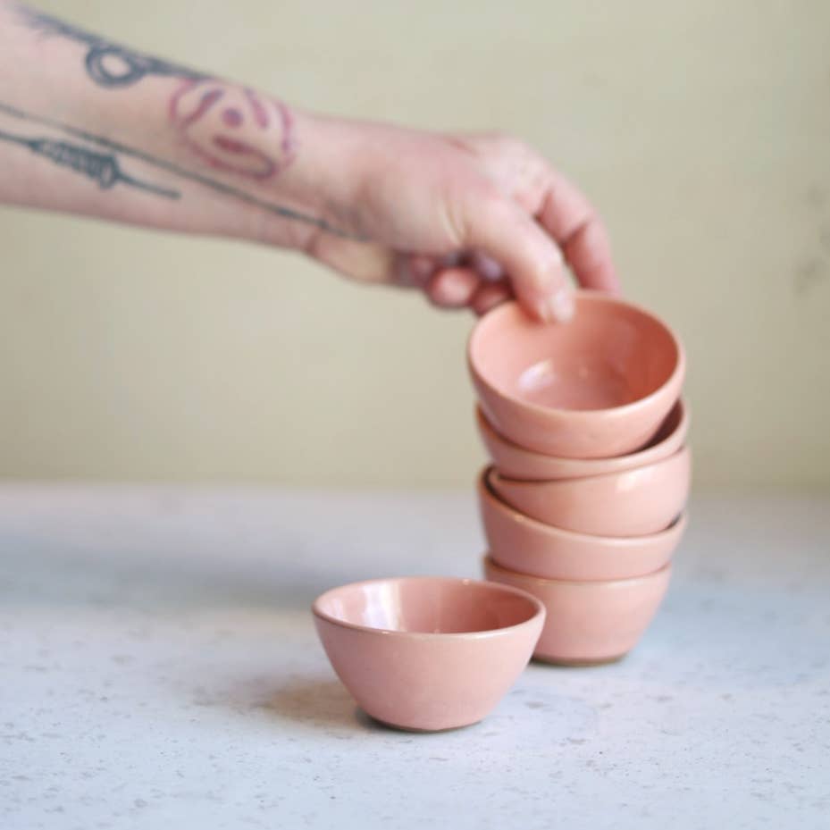 Gravesco Pottery - Little Bowls in Blush Pink | Handmade ceramic