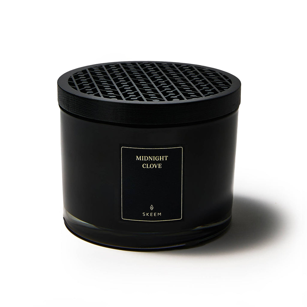 Obsidian 3-Wick Candle, Midnight Clove